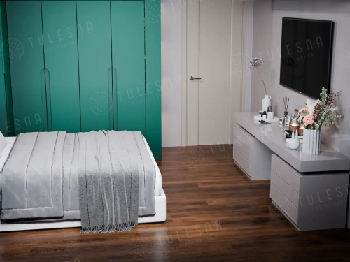 SPC ламинат Tulesna Ottimo 1004-12 Cielo толщина 0.4 см 43 класс 1220х183 - фото 2