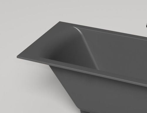 Ванна из искусственного камня Salini CASCATA 104423M 170х70 встраиваемая прямоугольная с ножками - фото 4