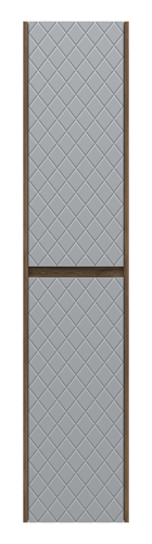 Шкаф-пенал Brevita Chester CHE-05035-4950По 40х170 подвесной цвет серый/коричневый - фото 2