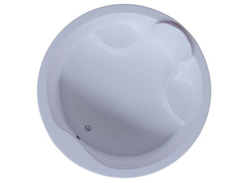 Ванна акриловая Aquatek Аура AUR180-0000033 180х180 отдельностоящая круглая с каркасом без ручек