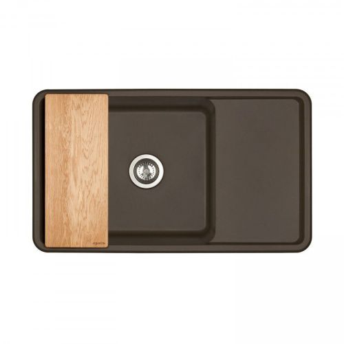 Кухонная мойка Aquaton Беллис 1A724832BS280 85х50 цвет коричневый - фото 3