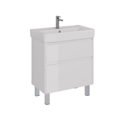 Тумба под раковину LeMark Combi LM03C80T 70х40 напольная цвет белый - фото 5