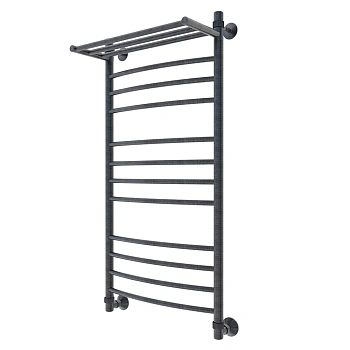 Полотенцесушитель водяной Veconi Nemi-B N10050GR-B 50х100 серый