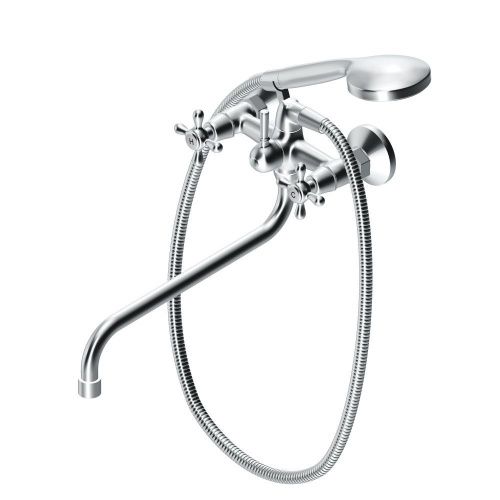 Смеситель для ванны и душа Dorff Vintage D6095000 настенный хром - фото 2
