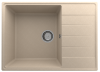 Кухонная мойка Ulgran Quartz Prima 700-03 70х50 цвет бежевый поверхность матовая