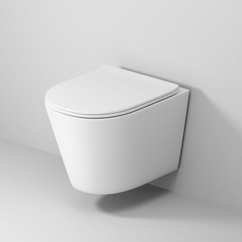 Унитаз подвесной Grossman Торнадо GR-4477MSQ белый с сиденьем микролифт безободковый смыв торнадо - фото 5