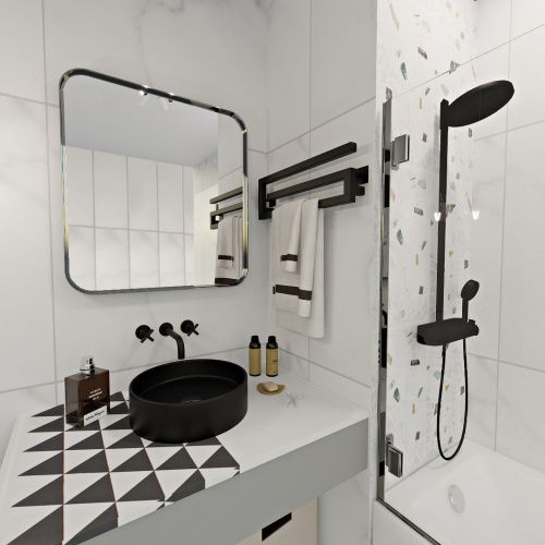 Полотенцесушитель электрический Indigo Sigma DGSIG20-60BRLt 60х20 черный - фото 3