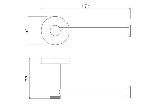 Бумагодержатель Aquatek ЕВРОПА AQ4108BG - фото 2