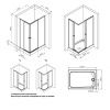 Душевой уголок Am.Pm X-Joy W94G-403-12080-MТ 120х80 стекло прозрачное профиль хром без поддона
