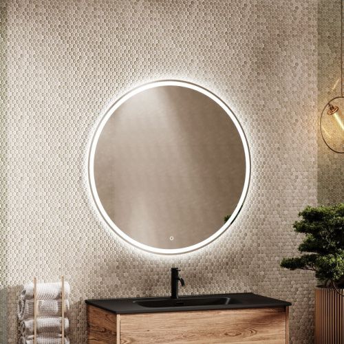 Зеркало с подсветкой Sancos Bella BE900 90х90 подвесное - фото 3