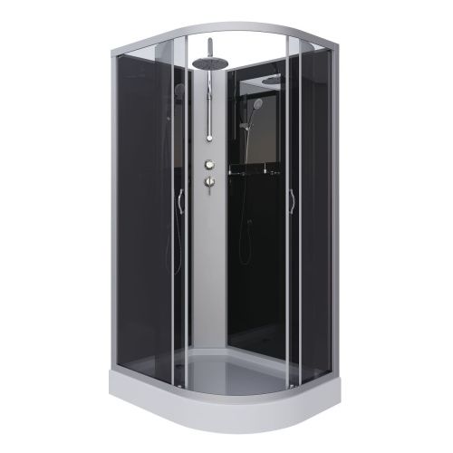 Душевая кабина Niagara Classic 35121433LBKT 120х80 асимметричная без крыши ориентация левая