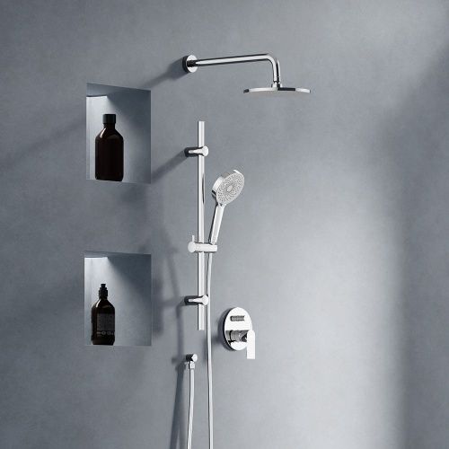 Душевая система Damixa Apollo 947530000 встраиваемая в стену цвет хром - фото 3