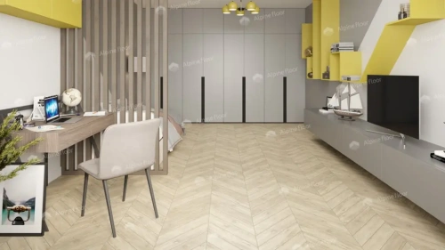 Кварцвиниловая плитка Alpine Floor Chervon Alpine LVT ECO 20-7 Сонома Chevron толщина 0.25 см 43 класс 555х127 - фото 2