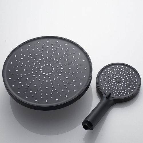 Душевая стойка Shevanik S4726H настенная цвет черный - фото 5