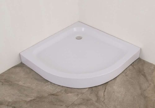 Душевой поддон Agger A01-100TCR/T 98х98 акрил белый с каркасом - фото 3