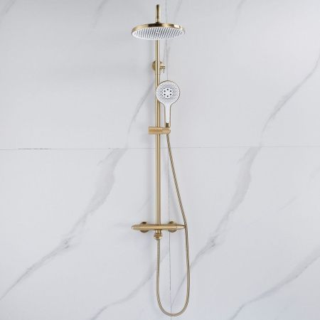 Душевая стойка Rose R3936G настенная цвет золото