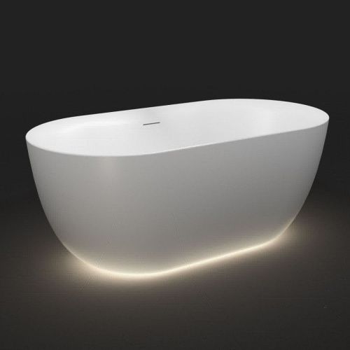 Ванна акриловая Wellsee Chic Riviera 236806000 180х85 отдельностоящая овальная с ножками - фото 2