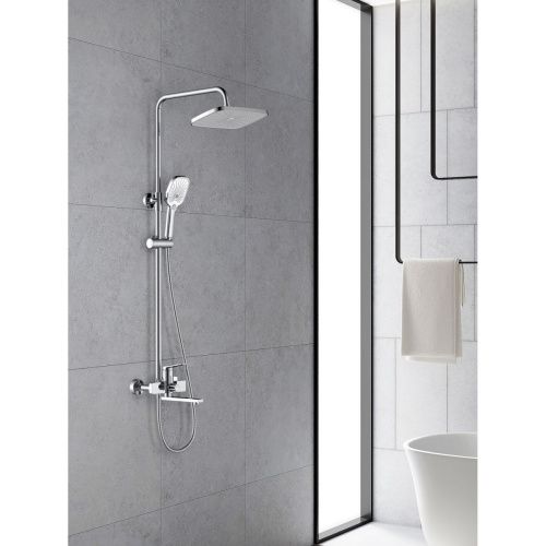 Душевая стойка Splenka S40.24 настенная цвет хром - фото 4