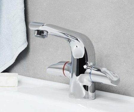 Смеситель Wasserkraft Lossa 1200 1203 на раковину хром