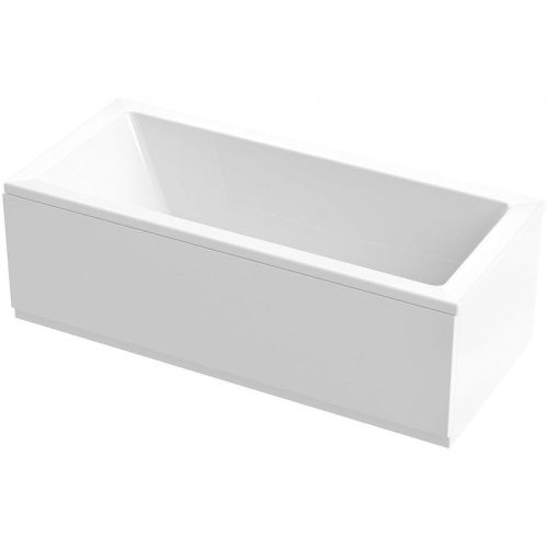 Ванна акриловая Cezares PLANE PLANE-180-80-49-W37 180х80 пристенная прямоугольная без ножек и каркаса - фото 2
