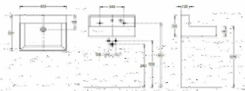 Раковина керамическая Kerama Marazzi TECNOLOGICA M LO.M.wb.65 70х50 подвесная цвет белый 2 отверстия под смеситель - фото 2