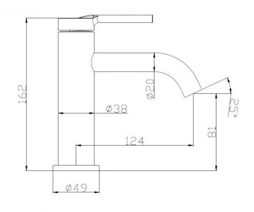 Смеситель BelBagno ETNA ETN-LVM2-IN на раковину сатин - фото 2