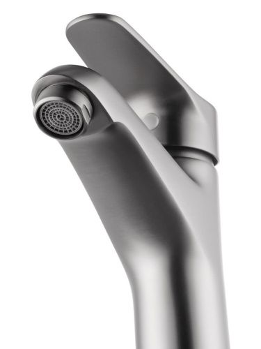 Смеситель Wonzon & Woghand WW-A40212-BGG на раковину серый - фото 3