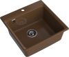 Кухонная мойка Granfest Level LV-510 терракот 50х50 цвет коричневый поверхность матовая