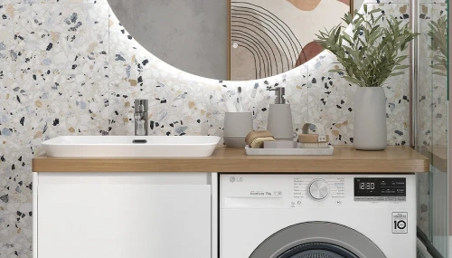 Раковина из сантехнического фаянса CeramaLux 78444 60х40 встраиваемая цвет белый без отверстий под смеситель - фото 2