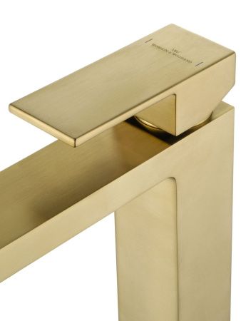 Смеситель для раковины Wonzon & Woghand Cube WW-88239016-BG на столешницу золото