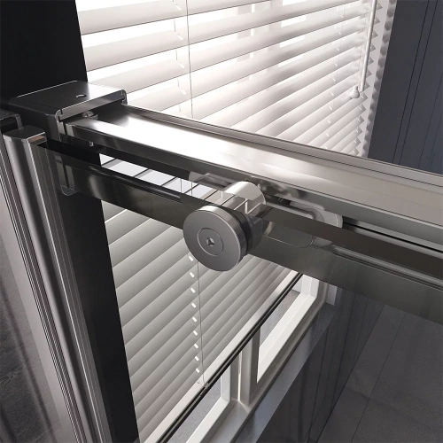 Душевая дверь Veconi Premium Trento PTD40-CH-130-01-C4 130х200 стекло прозрачное профиль хром - фото 5