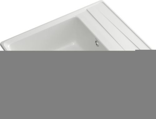 Кухонная мойка Granfest Level LV-660L иней 65х50 цвет белый поверхность матовая - фото 2