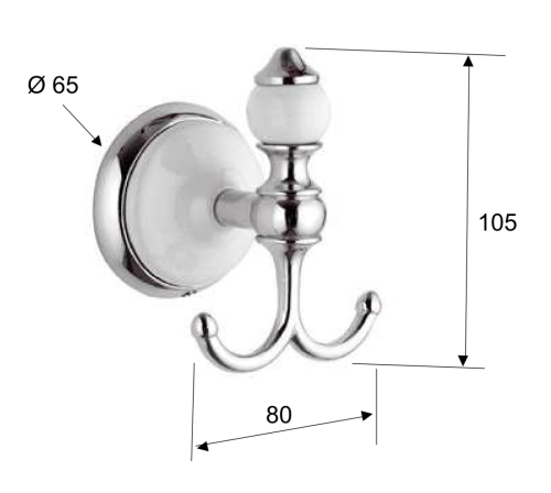 Крючок Remer Epoca EP50CR - фото 2