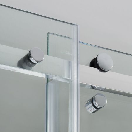 Душевая дверь Wasserkraft Vils 56R 56R13 110х200 стекло прозрачное профиль хром