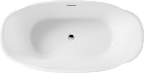Ванна акриловая BelBagno BB403-1700-850 170х85 отдельностоящая овальная с ножками - фото 2