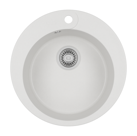 Кухонная мойка Misty Artemida ART-51-03 50х50 цвет белый поверхность матовая