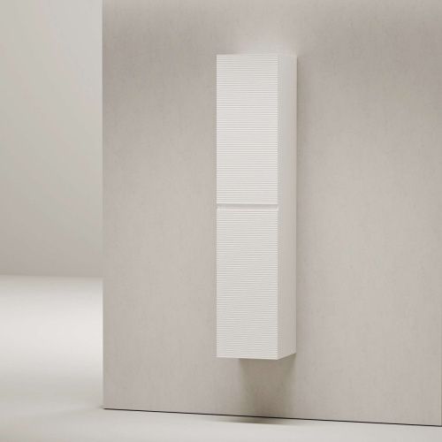 Шкаф-пенал Sancos FOLK PFL35W 40х170 подвесной цвет белый - фото 3