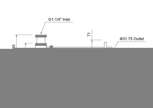 Сифон Aquatek AQ6014BG золото - фото 2
