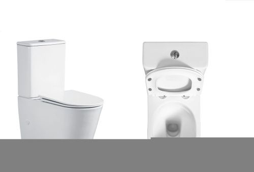 Унитаз напольный с бачком Cerutti SPA CT10560 белый с сиденьем микролифт безободковый смыв торнадо - фото 3