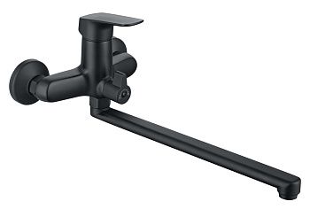 Смеситель для ванны Aquatek ВЕГА AQ1042MB настенный черный