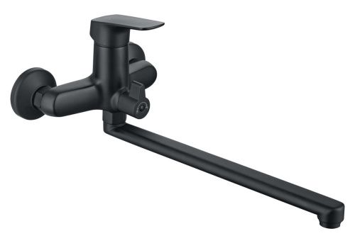 Комплект смесителей Aquatek ВЕГА AQ1033MB настенный черный - фото 2