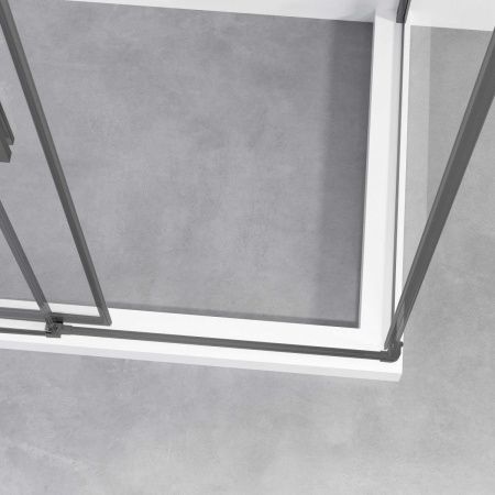 Душевой уголок Vincea Slim-N VSS-4SN8010CLGM 100х80 стекло прозрачное профиль хром без поддона