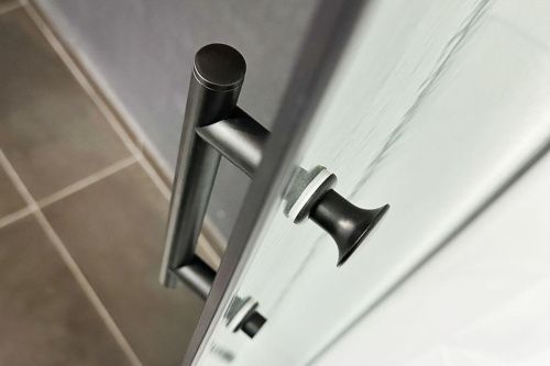 Душевая кабина Royal Bath HK RB90HK1-M-BL Practic 90х90 четверть круга с крышей ориентация универсальная - фото 4