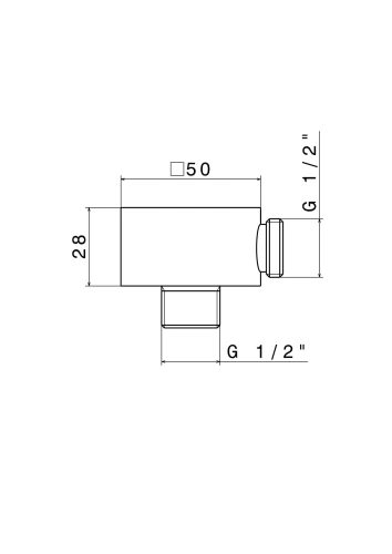 Шланговое подключение Kerama Marazzi 5699KM.01.093 - фото 2