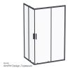 Душевой уголок Am.Pm Gem S W93G-404-120290-BT 120х90 стекло прозрачное профиль черный без поддона