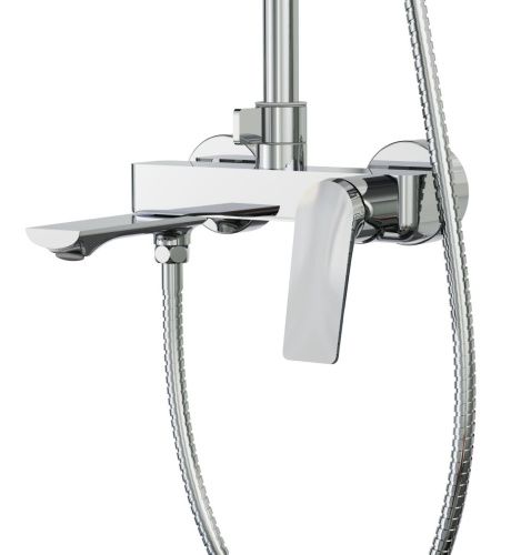 Душевая стойка Tokito Rain TOK-RAI-1017 настенная цвет хром - фото 3