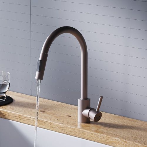 Смеситель для кухни Dorff Logic D3007511 на мойку сатин - фото 4