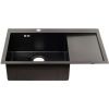 Кухонная мойка Melana ProfLine D7851HB-L графит 80х50 цвет серый поверхность брашированная