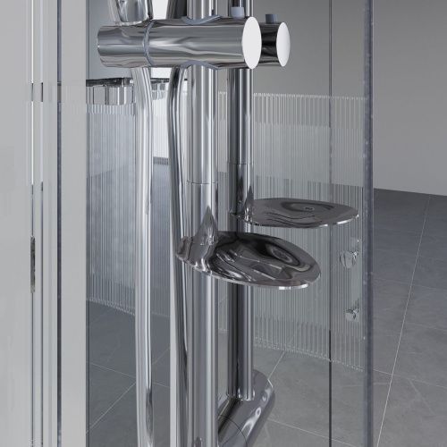 Душевая кабина Niagara Ultra 7020164 100х100 четверть круга с крышей ориентация универсальная - фото 4