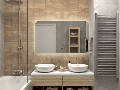 Зеркало с подсветкой Misty Зеркала (сенсорные) АДХ-02-120/70-14 120х70 подвесное - фото 3